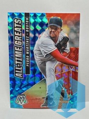 Pedro Martinez 2021 Panini Mosaic All-Time Greats Blue Prizm #ATG2 Boston